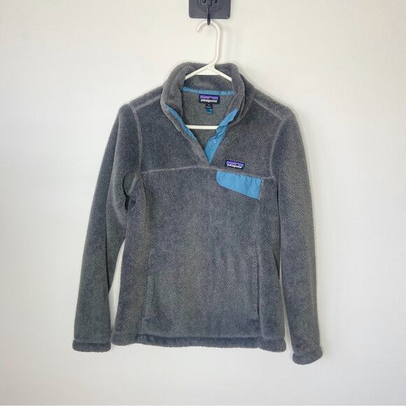 Patagonia ReTool Snap-T Pullover Gray Fleece Size Small - Picture 1 of 5